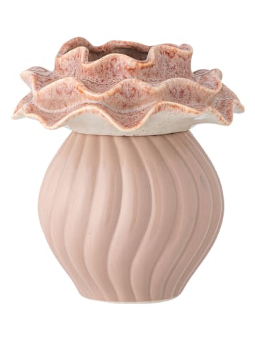 Bloomingville Wazon "Petalia" w kolorze jasnoróżowym - wys. 17 x Ø 15,5 cm