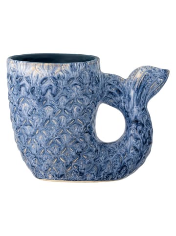 Creative Collection Vase "Ariella" in Blau - (B)15 x (H)12 x (T)9,5 cm