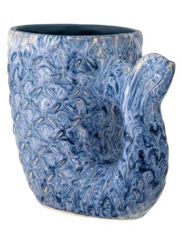 Creative Collection Vase "Ariella" in Blau - (B)15 x (H)12 x (T)9,5 cm