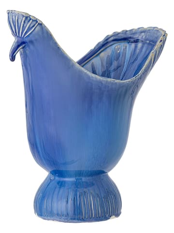Creative Collection Vase "Wylie" in Blau - (B)26 x (H)29 x (T)15 cm