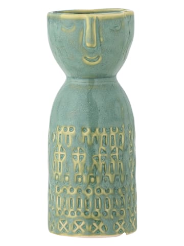 Bloomingville Vase "Embla" in Grün - (H)14,5 x Ø 6 cm