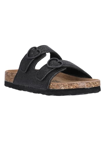 Zigzag Slippers "Messina" zwart