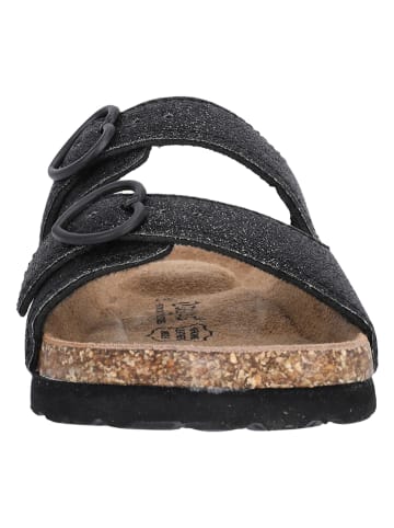 Zigzag Slippers "Messina" zwart