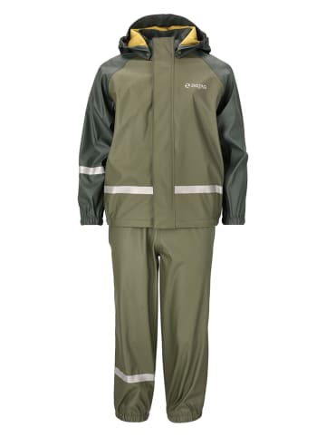Zigzag 2-częściowy zestaw przeciwdeszczowy "Gilbo" w kolorze khaki