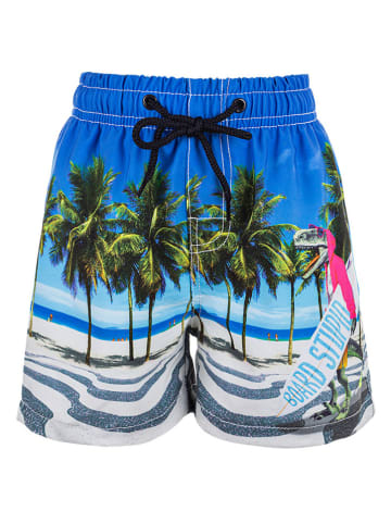Zigzag Zwemshort "Dino" blauw/groen