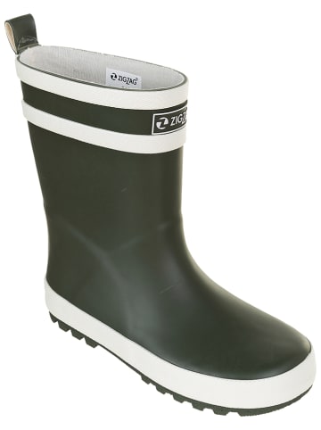 Zigzag Kalosze "Hurricane" w kolorze zielonym