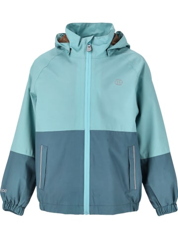 Zigzag Functionele jas "Dallas" mintgroen/blauw
