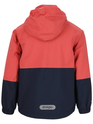 Zigzag Funktionsjacke "Dallas" in Dunkelblau/ Rot