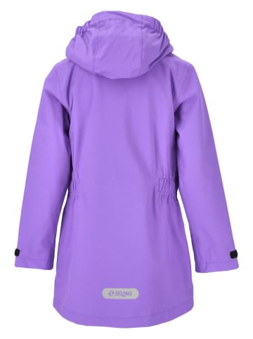 Zigzag Regenjacke in Lila