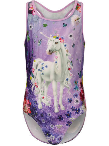 Zigzag Strój kąpielowy "Paradise" w kolorze fioletowym