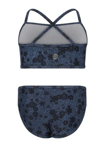 Zigzag Bikini "Roxanne" in Dunkelblau/ Schwarz