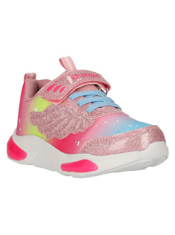 Zigzag Sneakersy "Hori" w kolorze jasnoróżowym ze wzorem