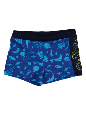Zigzag Zwembroek "Buddy" blauw/zwart