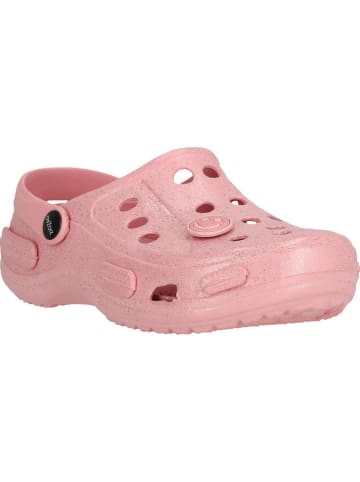 Zigzag Clogs in Rosa