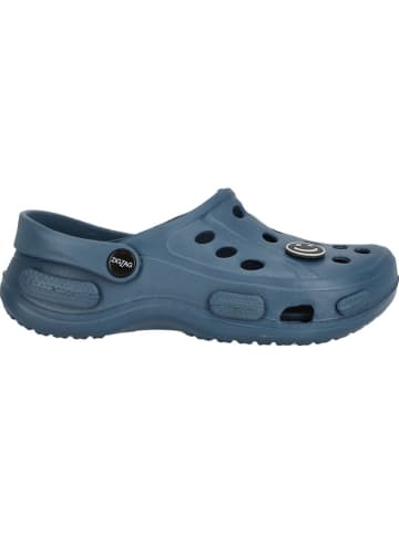 Zigzag Clogs in Petrol