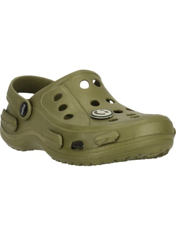 Zigzag Chodaki w kolorze khaki