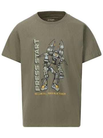 Zigzag Shirt "Sunar" kaki