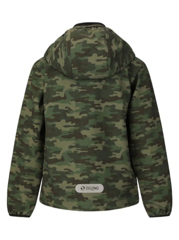 Zigzag Softshelljacke "W-PRO 8000" in Khaki/ Grün