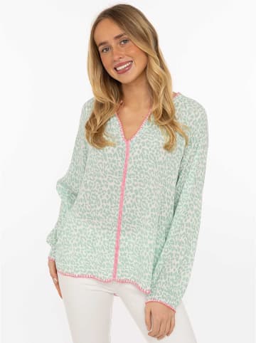 Zwillingsherz Blouse "Wilder Leo" groen