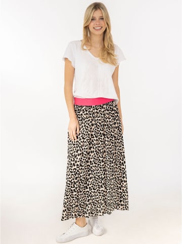 Zwillingsherz Spódnica "Leo Forever" w kolorze kremowym