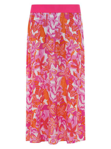 Zwillingsherz Rock "Tropical Vibes" in Pink/ Orange