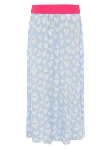 Zwillingsherz Rok "Hearts Allover" lichtblauw