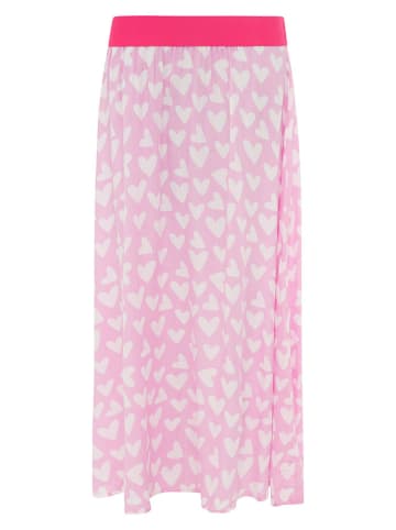 Zwillingsherz Rock "Hearts Allover" in Rosa