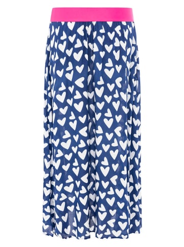 Zwillingsherz Rok "Hearts Allover" blauw
