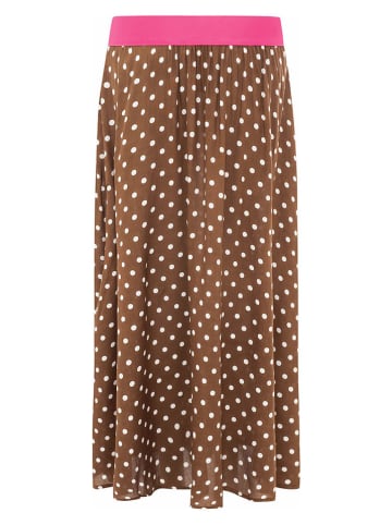 Zwillingsherz Rok "Dots Allover" lichtbruin