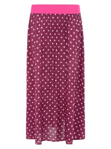 Zwillingsherz Spódnica "Dots Allover" w kolorze fioletowym