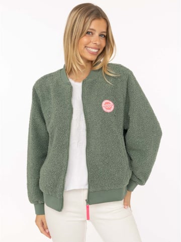 Zwillingsherz Blouson "Good Vibes" groen