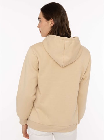Zwillingsherz Hoodie "Zwillingsherz" in Beige