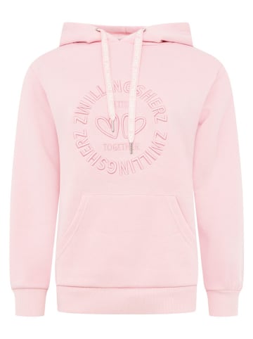 Zwillingsherz Hoodie "Zwillingsherz" lichtroze
