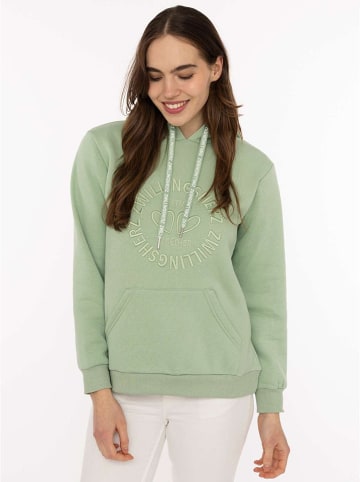 Zwillingsherz Hoodie "Zwillingsherz" groen