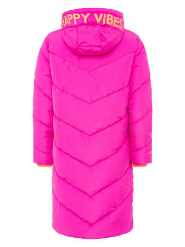 Zwillingsherz Steppmantel "Happy Vibes" in Pink