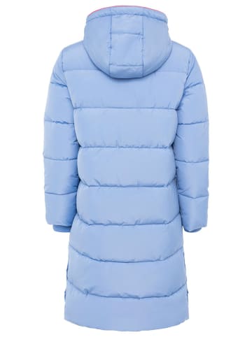 Zwillingsherz Steppmantel "Anker Liebe" in Hellblau