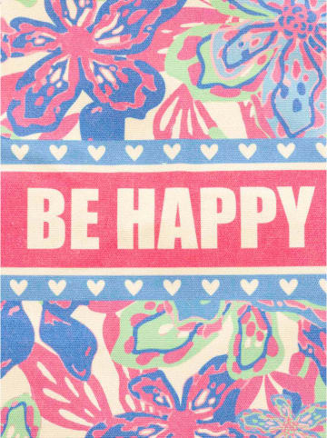 Zwillingsherz Shopper "Happy Floral" meerkleurig - (B)36 x (H)46 cm