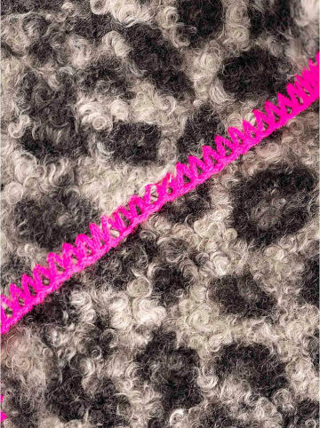 Zwillingsherz Chusta trójkątna "Leo" w kolorze beżowym - 200 x 130 cm