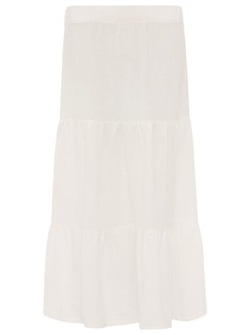 Zwillingsherz Musselin-Rock in Weiß