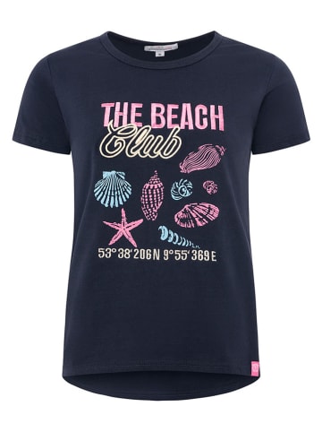 Zwillingsherz Shirt "The Beach" in Dunkelblau