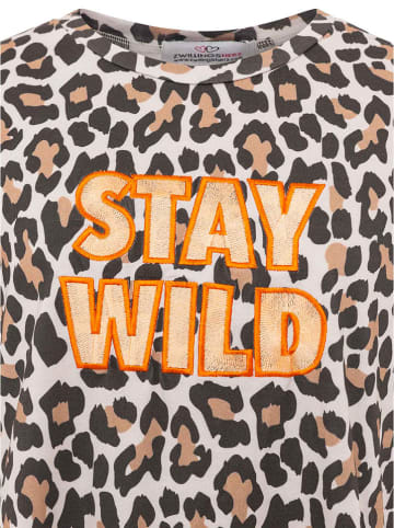 Zwillingsherz Shirt "Stay Wild" meerkleurig
