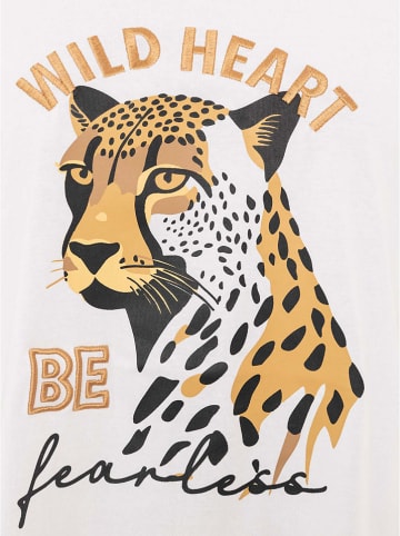 Zwillingsherz Koszulka "Wild Heart" w kolorze białym