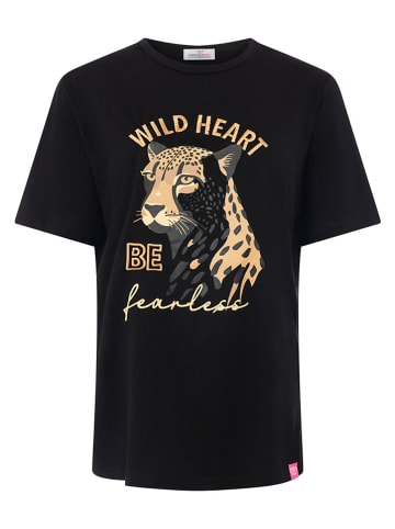 Zwillingsherz Shirt "Wild Heart" zwart