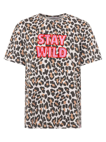 Zwillingsherz Shirt "Stay Wild" in Bunt