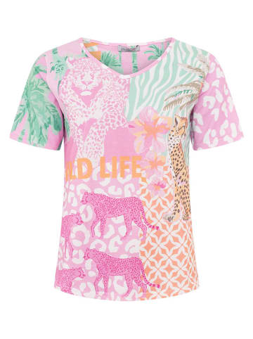 Zwillingsherz Shirt "Dschungel" meerkleurig