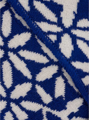 Zwillingsherz Dreieckstuch "Luxus Design" in Blau - (L)200 x (B)130 cm