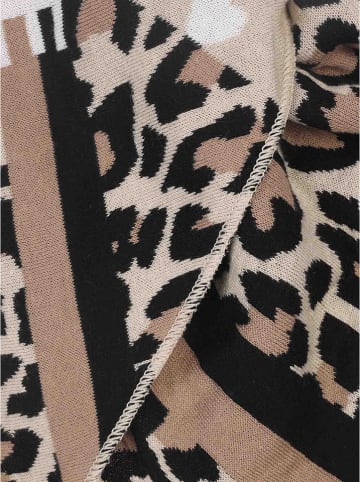 Zwillingsherz Dreieckstuch in Beige/ Hellbraun - (L)200 x (B)130 cm