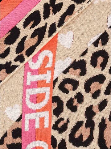 Zwillingsherz Dreieckstuch  in Beige - (L)200 x (B)130 cm