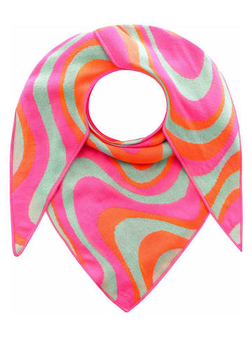 Zwillingsherz Dreieckstuch "Happy Waves" in Bunt - (L)200 x (B)130 cm