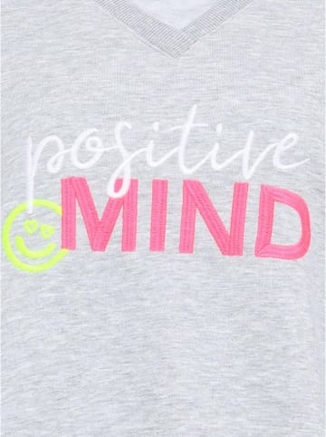 Zwillingsherz Sweatshirt "Talisa" lichtgrijs